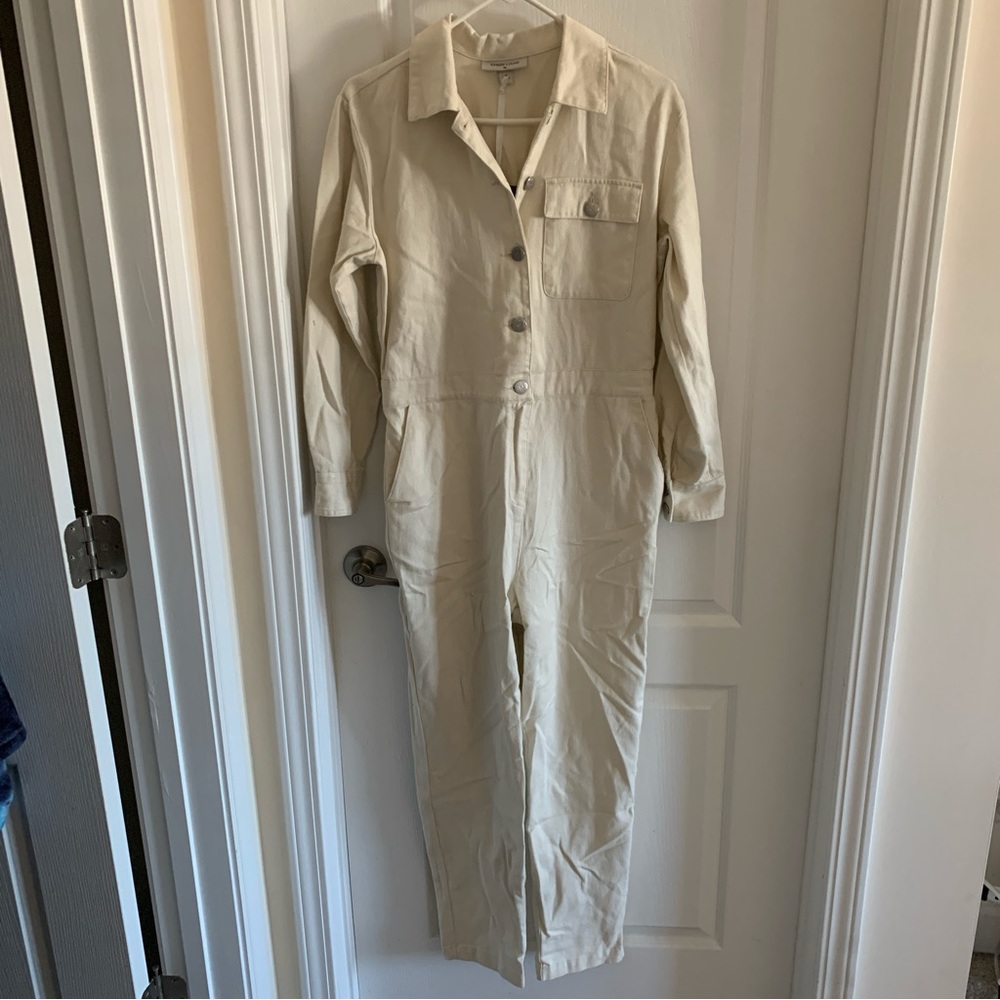 Women’s 2 SANDY LIANG x TARGET Cream Long Sleeve Jumpsuit Painter’s Boiler Suit